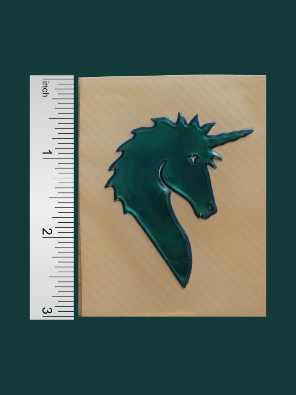 Very Rare Vintage 80s Mystik “Touch Me Oilies” Unicorn Sensory Sticker